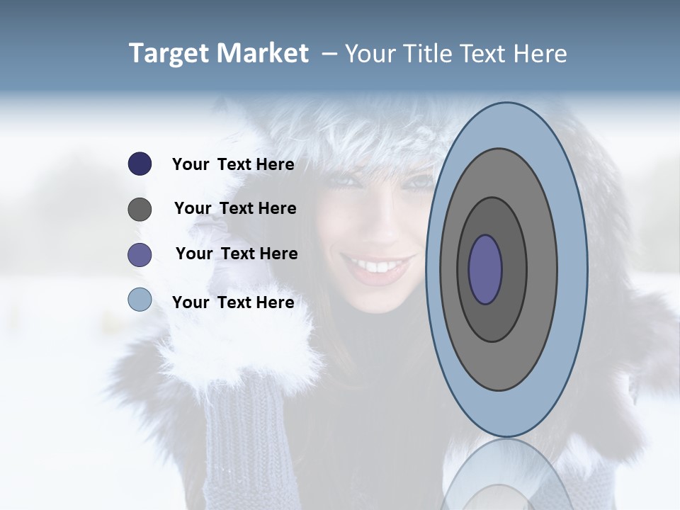 Adult Face Cold PowerPoint Template