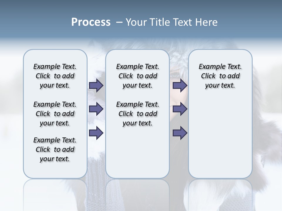 Adult Face Cold PowerPoint Template