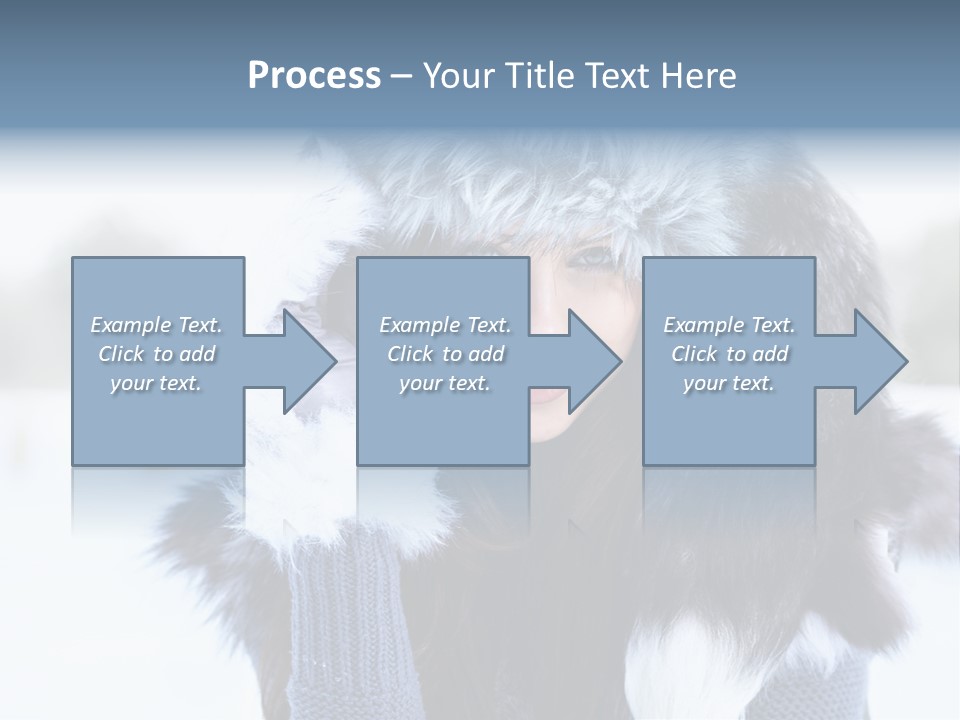 Adult Face Cold PowerPoint Template