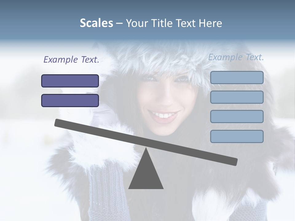 Adult Face Cold PowerPoint Template