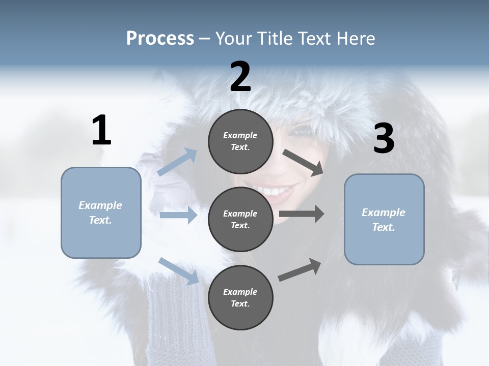 Adult Face Cold PowerPoint Template