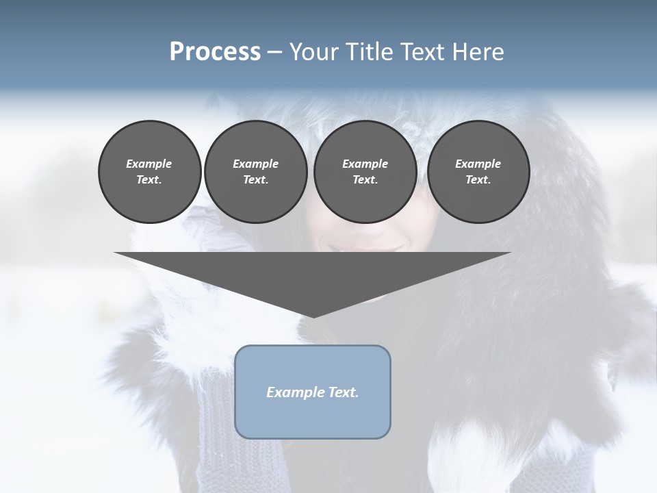 Adult Face Cold PowerPoint Template