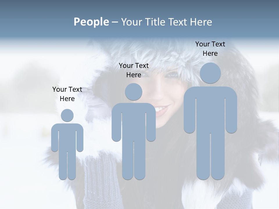 Adult Face Cold PowerPoint Template