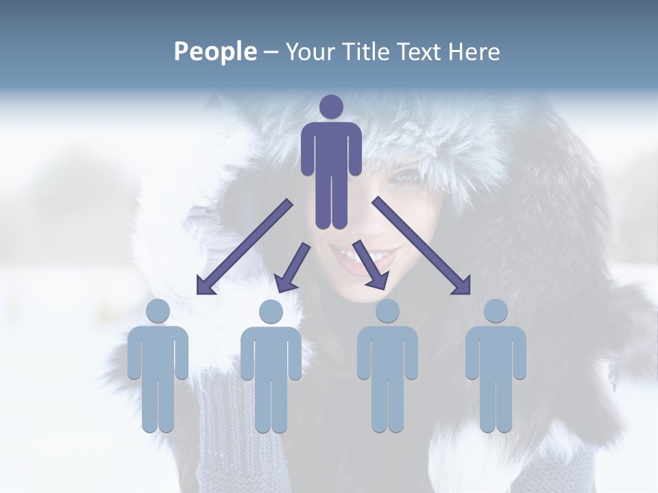 Adult Face Cold PowerPoint Template