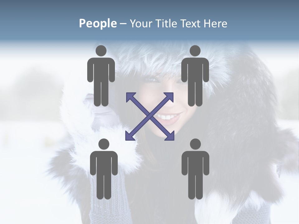 Adult Face Cold PowerPoint Template