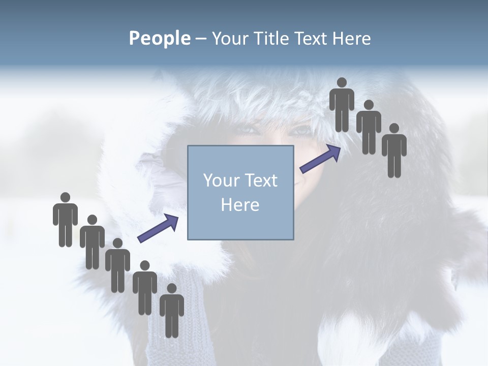 Adult Face Cold PowerPoint Template