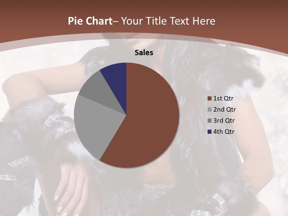 Snow Girl Face PowerPoint Template