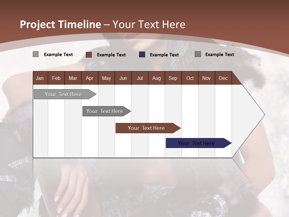 Snow Girl Face PowerPoint Template