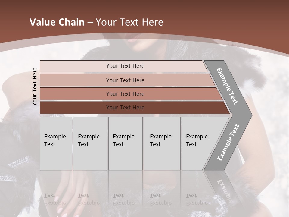 Snow Girl Face PowerPoint Template