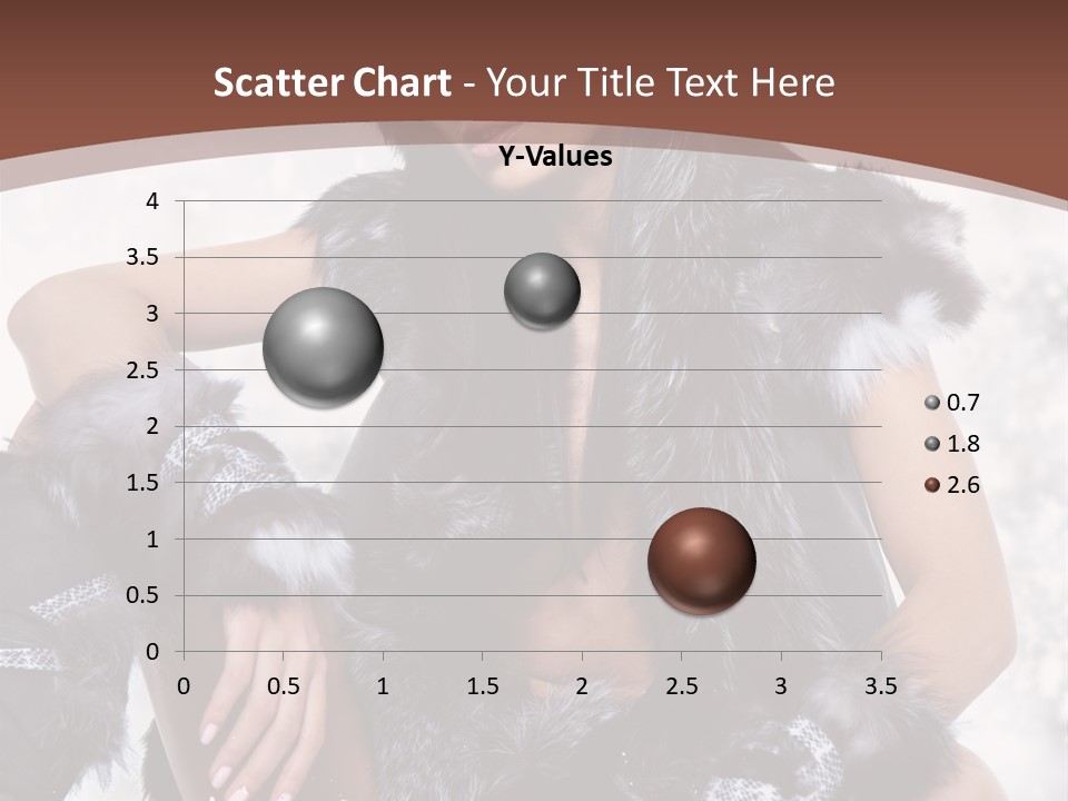 Snow Girl Face PowerPoint Template