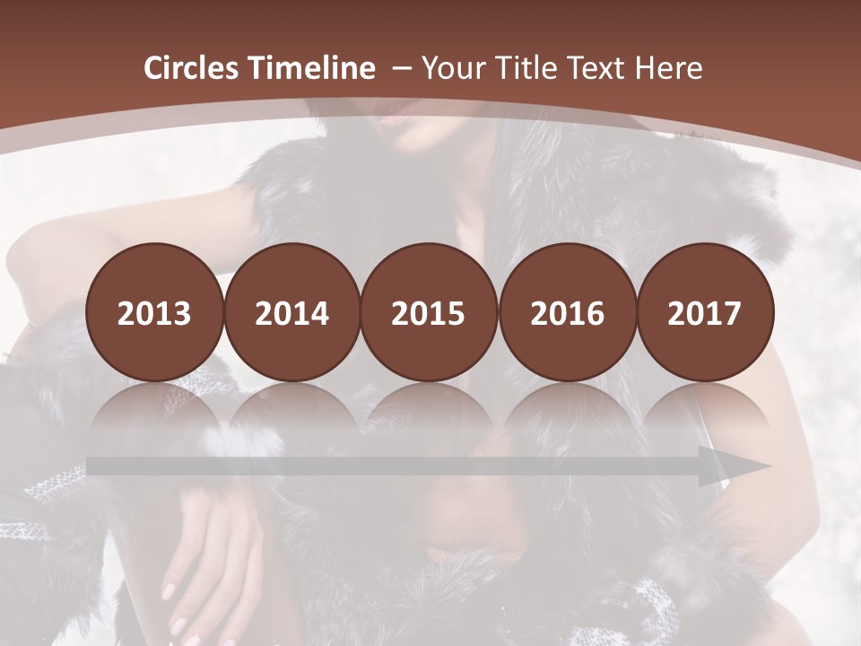 Snow Girl Face PowerPoint Template