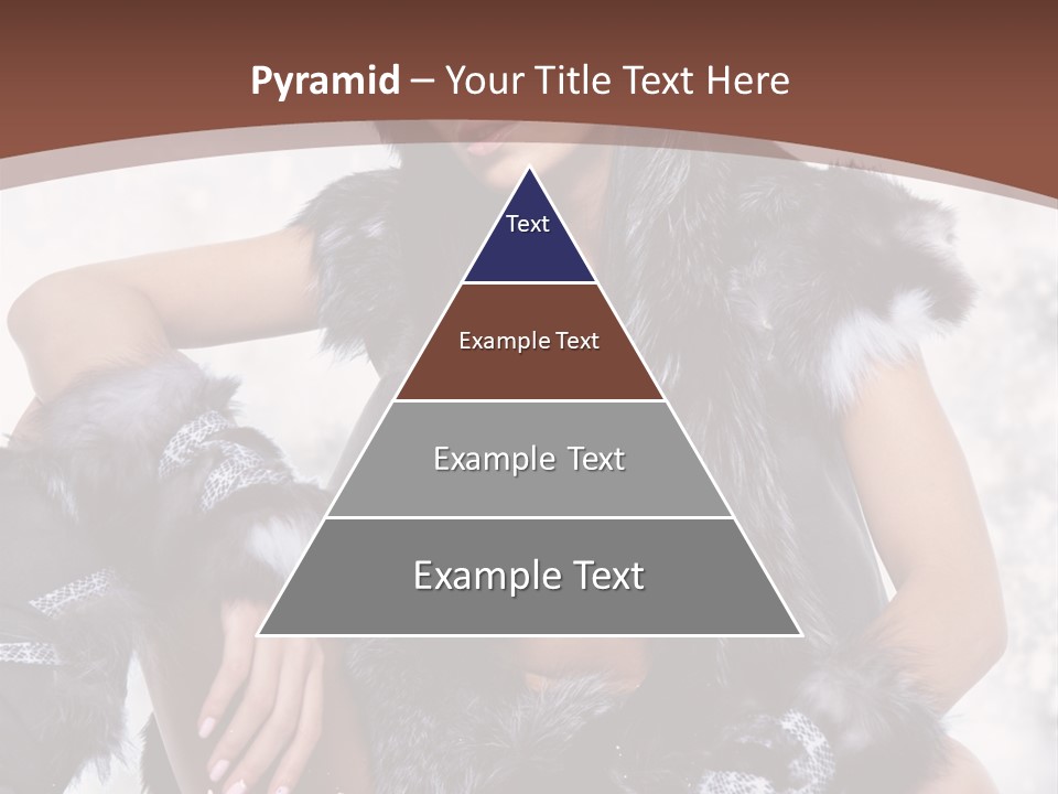 Snow Girl Face PowerPoint Template