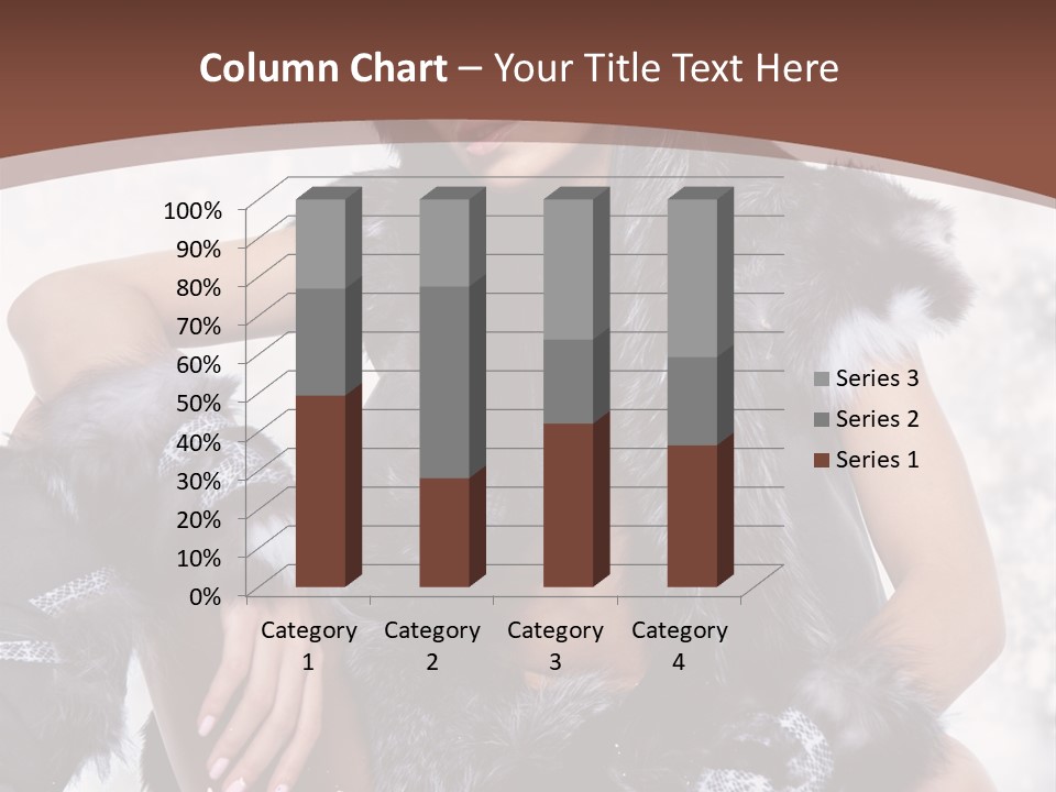 Snow Girl Face PowerPoint Template