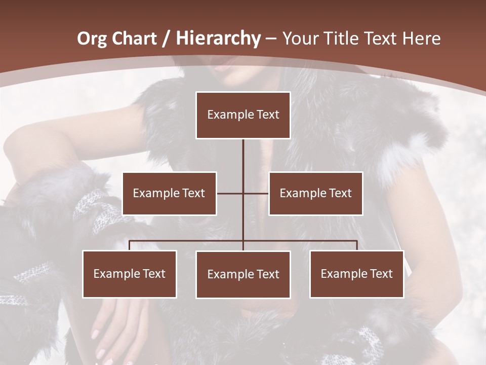 Snow Girl Face PowerPoint Template