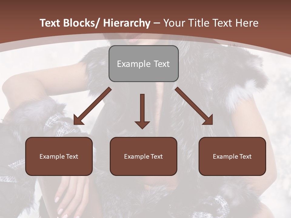 Snow Girl Face PowerPoint Template