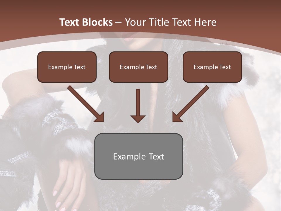 Snow Girl Face PowerPoint Template