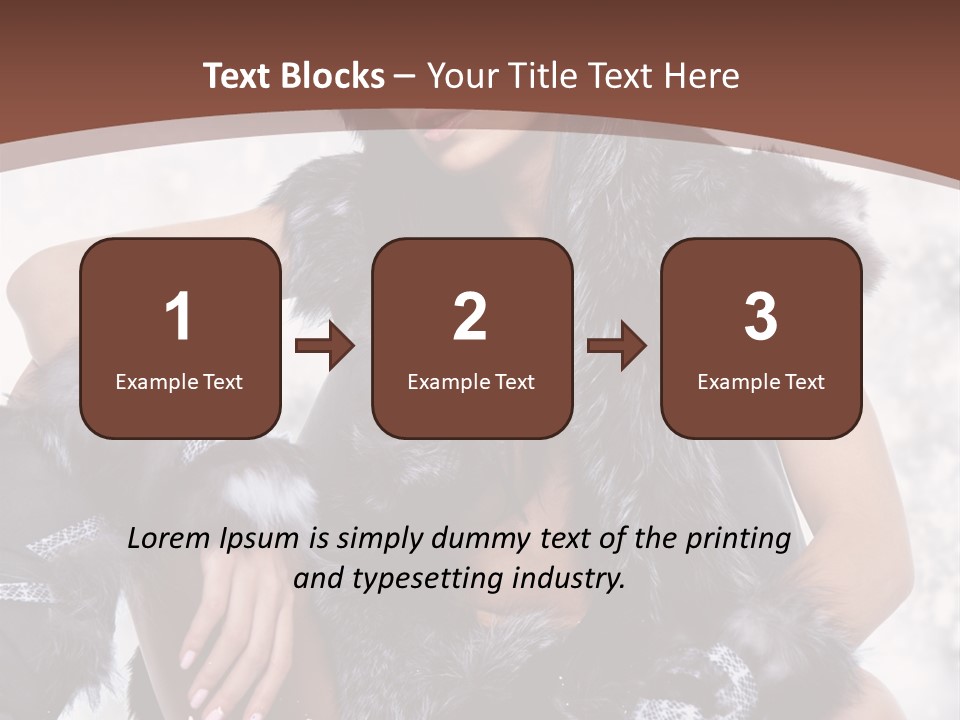 Snow Girl Face PowerPoint Template