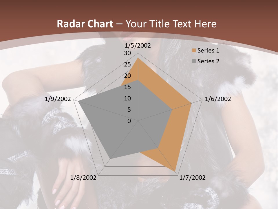 Snow Girl Face PowerPoint Template