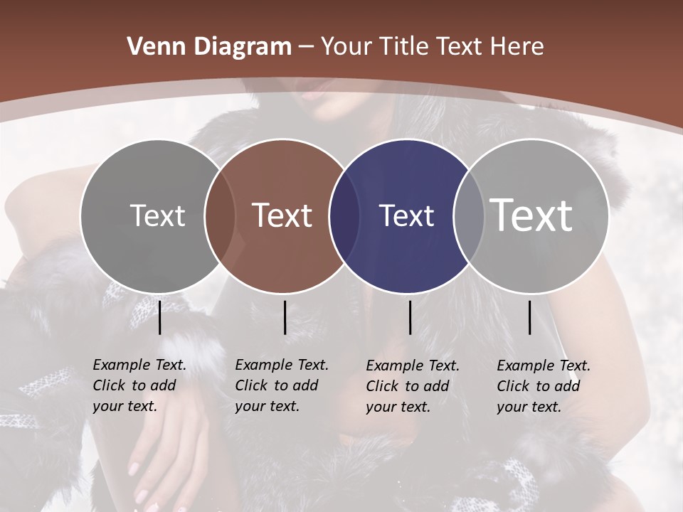 Snow Girl Face PowerPoint Template