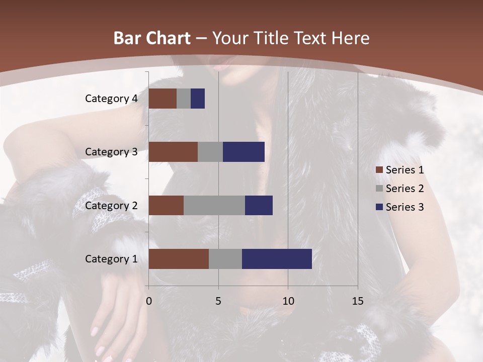 Snow Girl Face PowerPoint Template