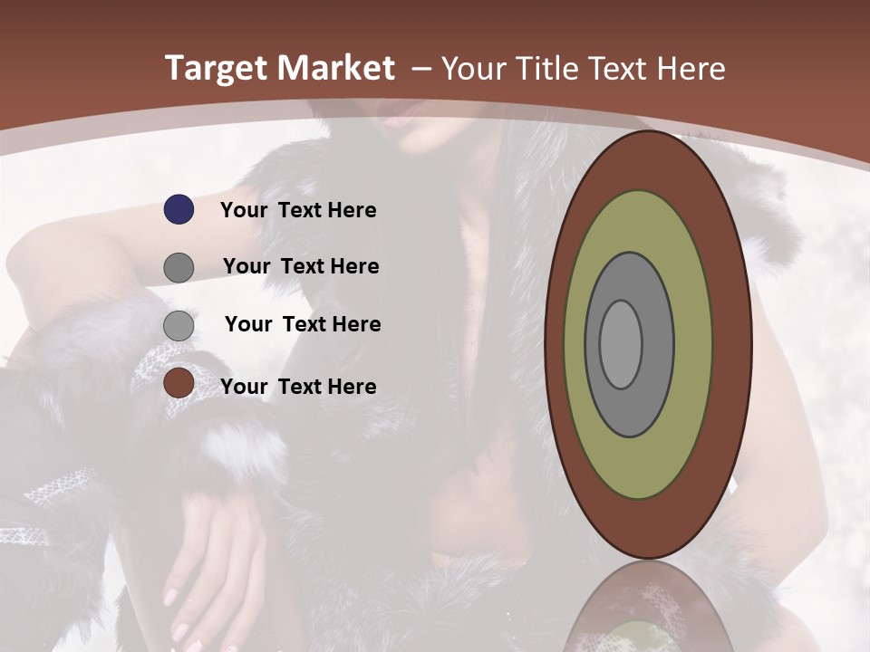 Snow Girl Face PowerPoint Template