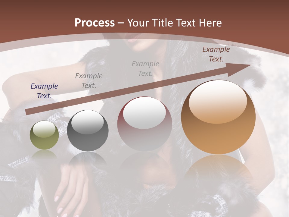 Snow Girl Face PowerPoint Template