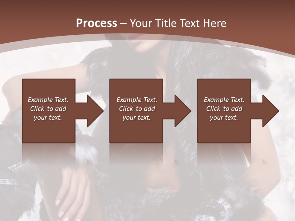 Snow Girl Face PowerPoint Template