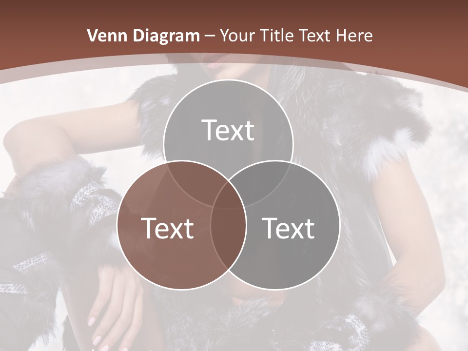 Snow Girl Face PowerPoint Template