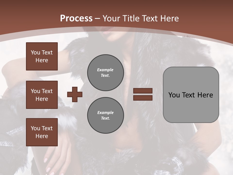 Snow Girl Face PowerPoint Template