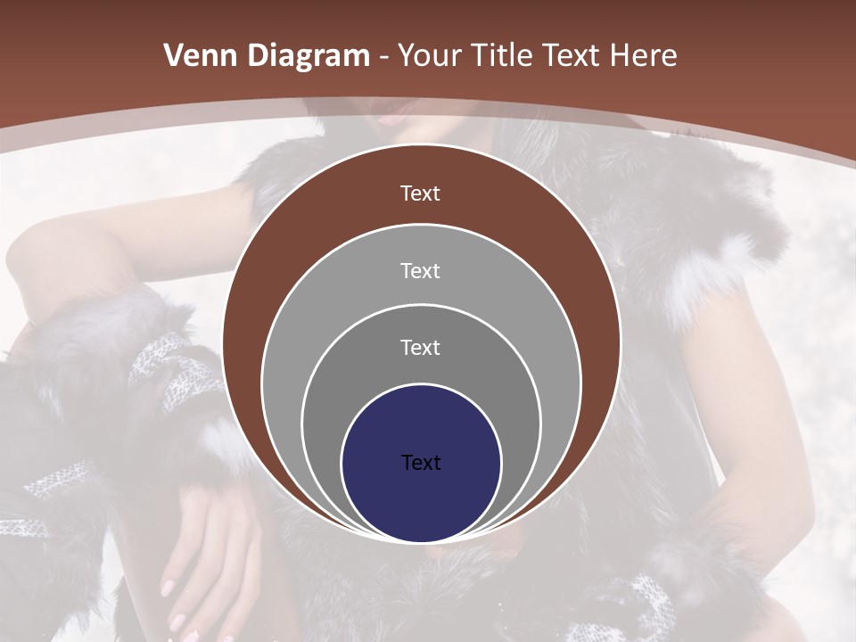 Snow Girl Face PowerPoint Template