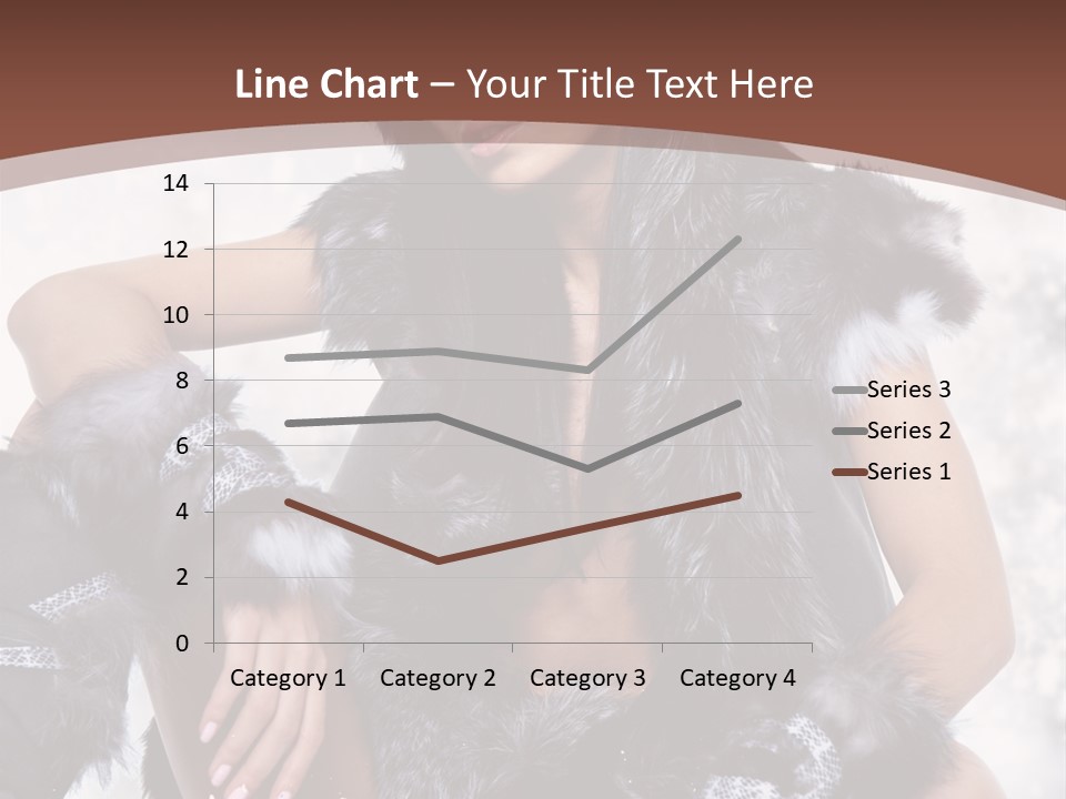 Snow Girl Face PowerPoint Template