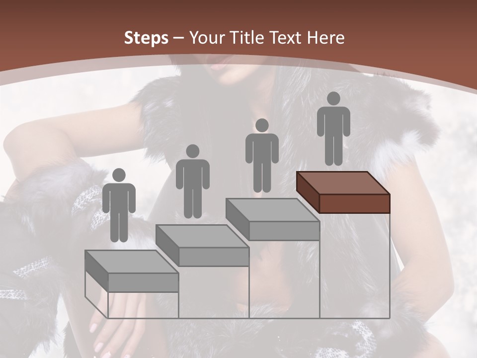 Snow Girl Face PowerPoint Template