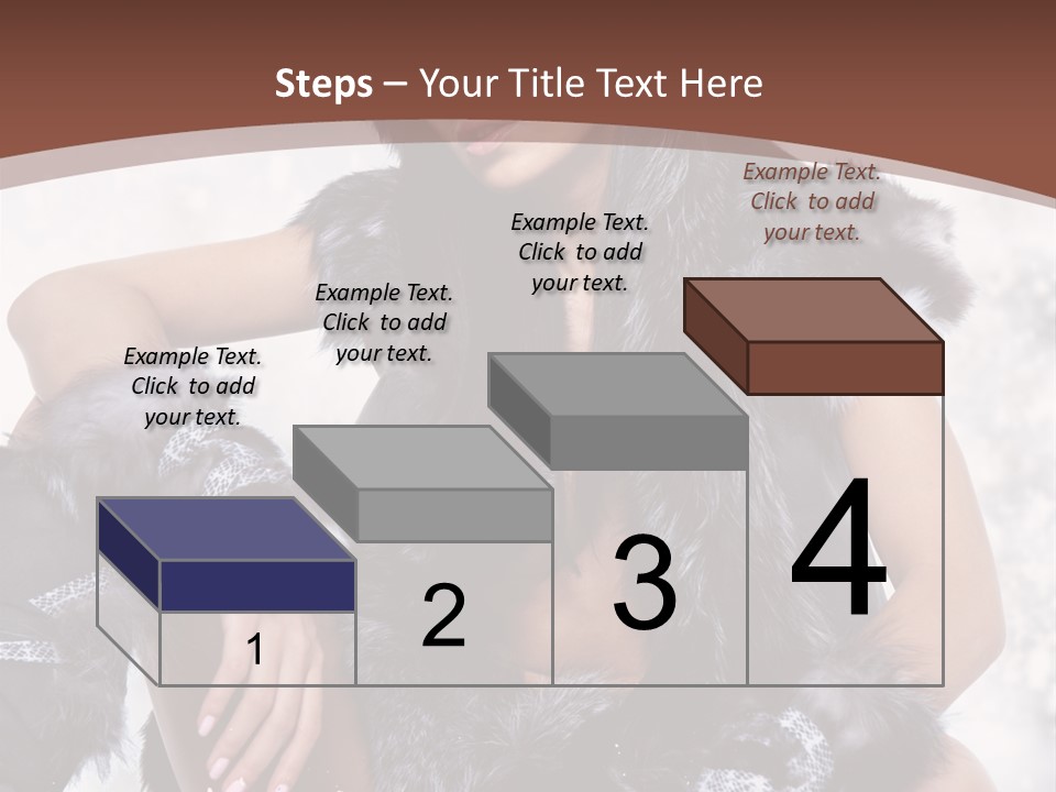 Snow Girl Face PowerPoint Template