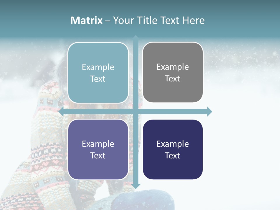 Cold Female Hands PowerPoint Template