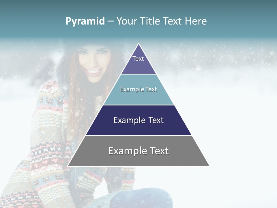 Cold Female Hands PowerPoint Template