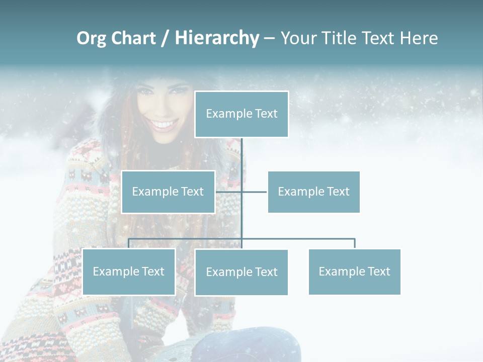 Cold Female Hands PowerPoint Template