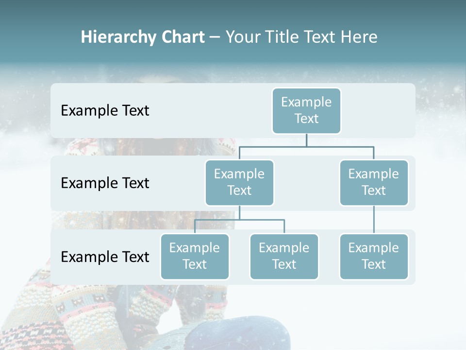 Cold Female Hands PowerPoint Template