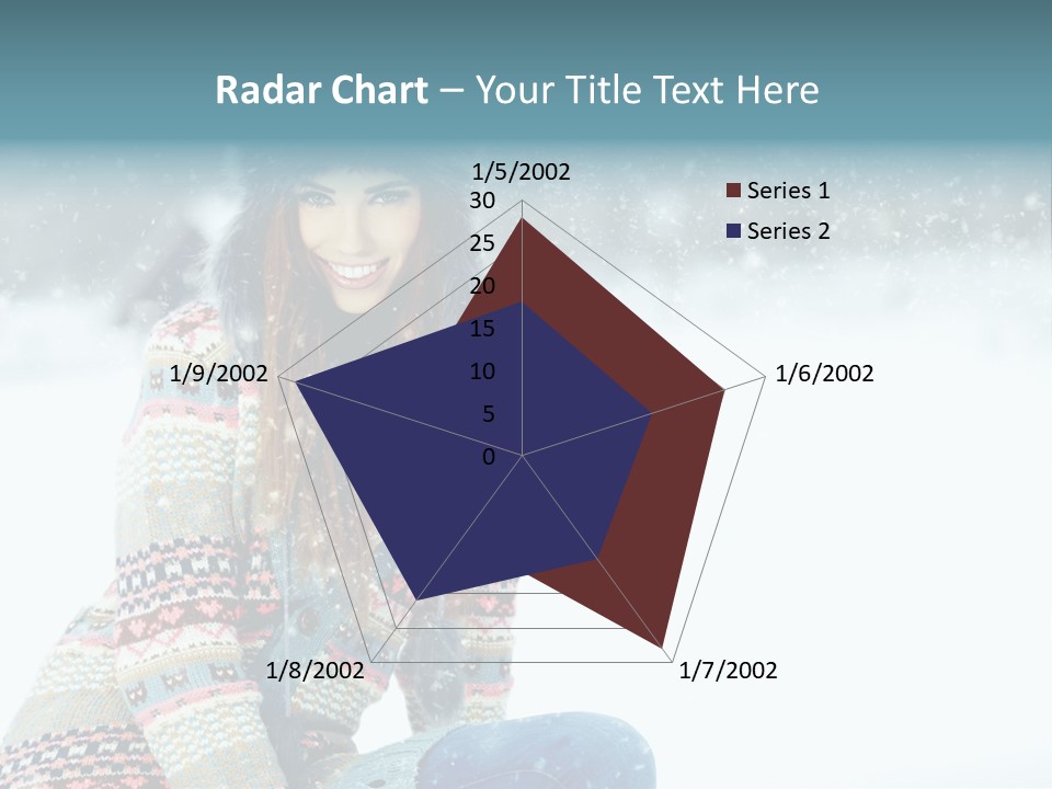 Cold Female Hands PowerPoint Template