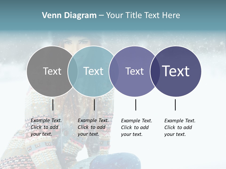 Cold Female Hands PowerPoint Template