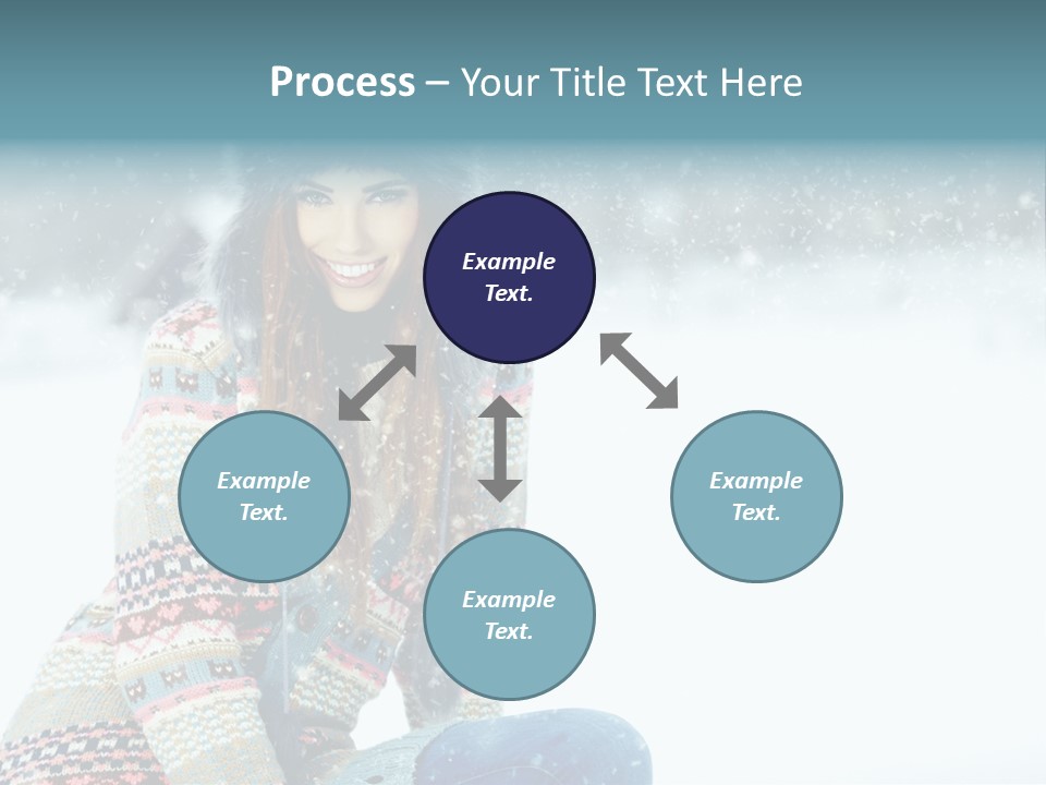 Cold Female Hands PowerPoint Template