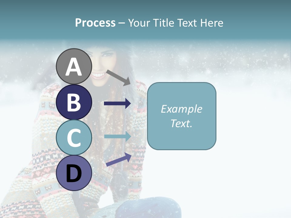 Cold Female Hands PowerPoint Template