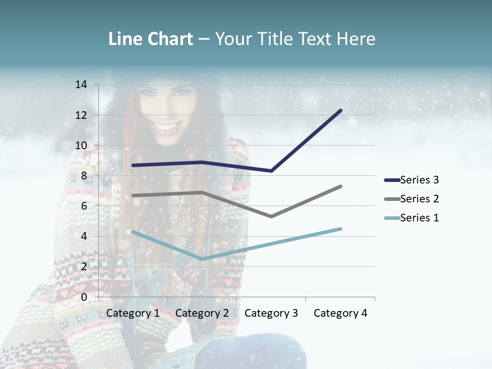 Cold Female Hands PowerPoint Template
