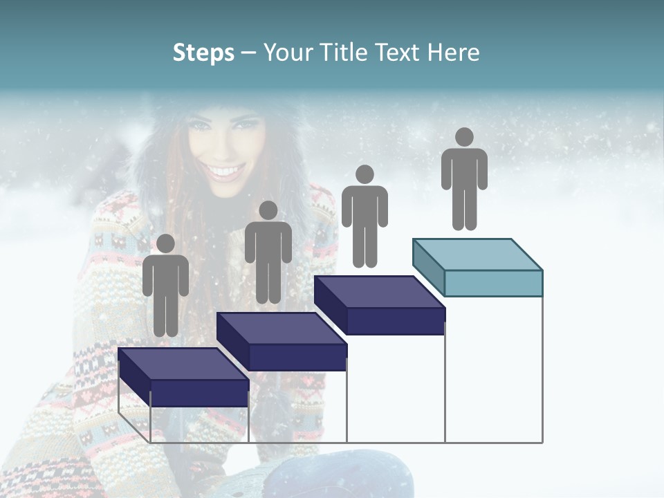 Cold Female Hands PowerPoint Template