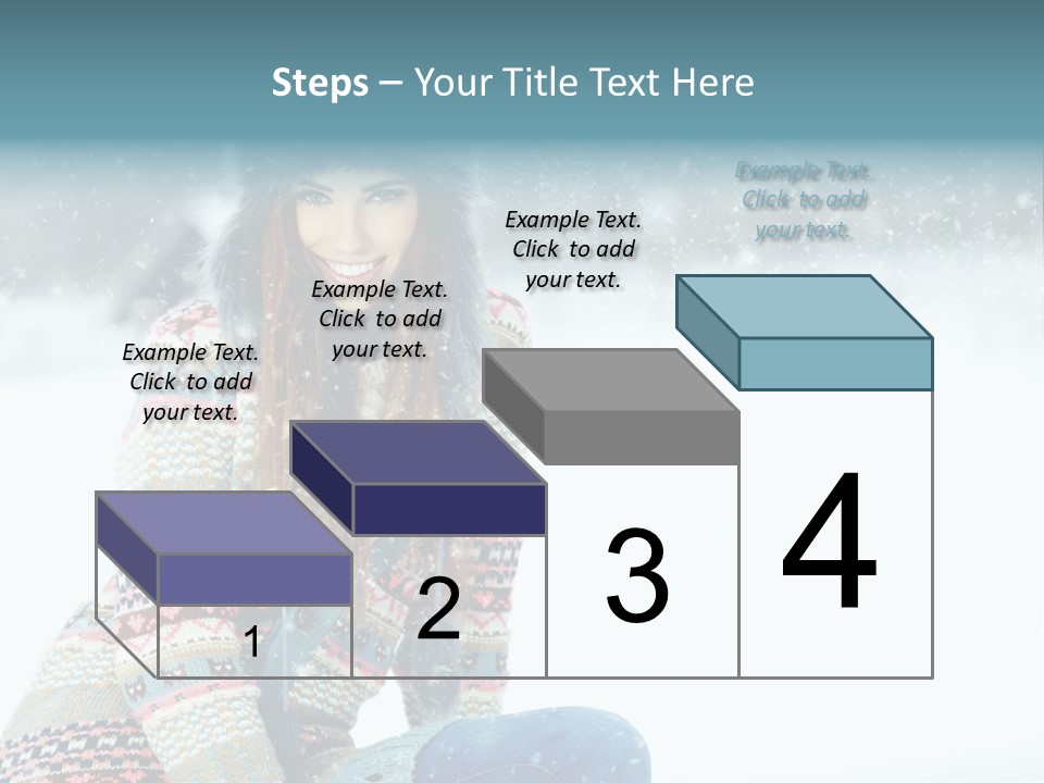 Cold Female Hands PowerPoint Template
