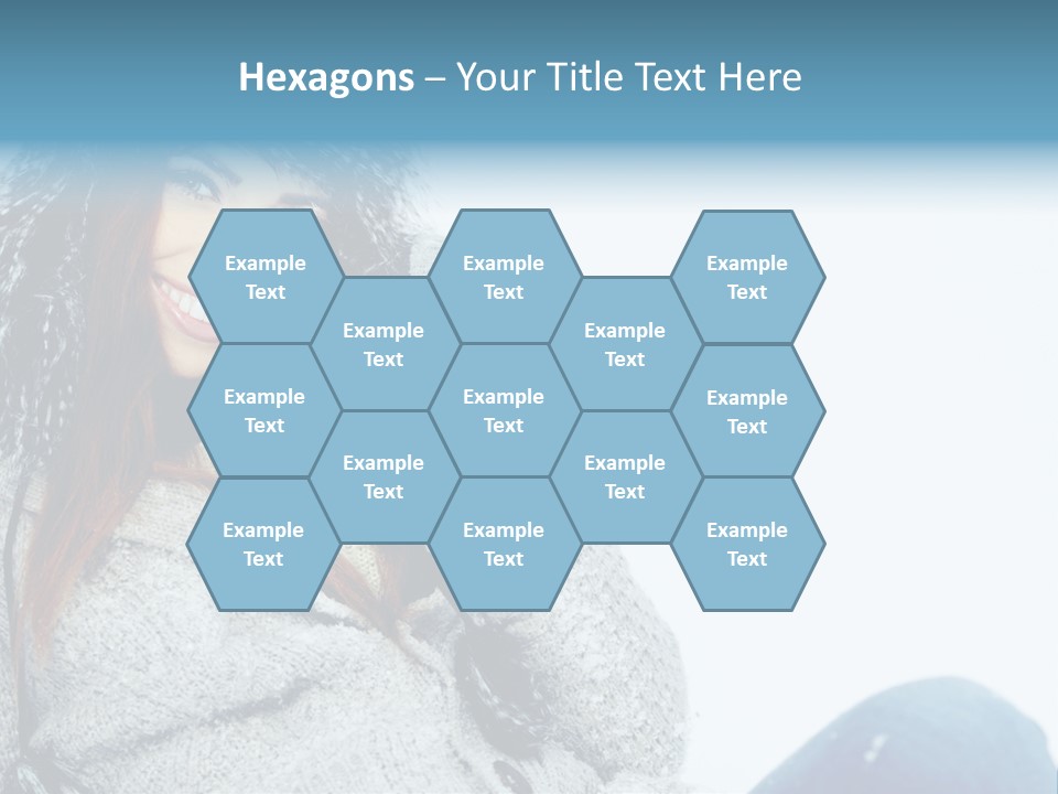 Female One Girl PowerPoint Template