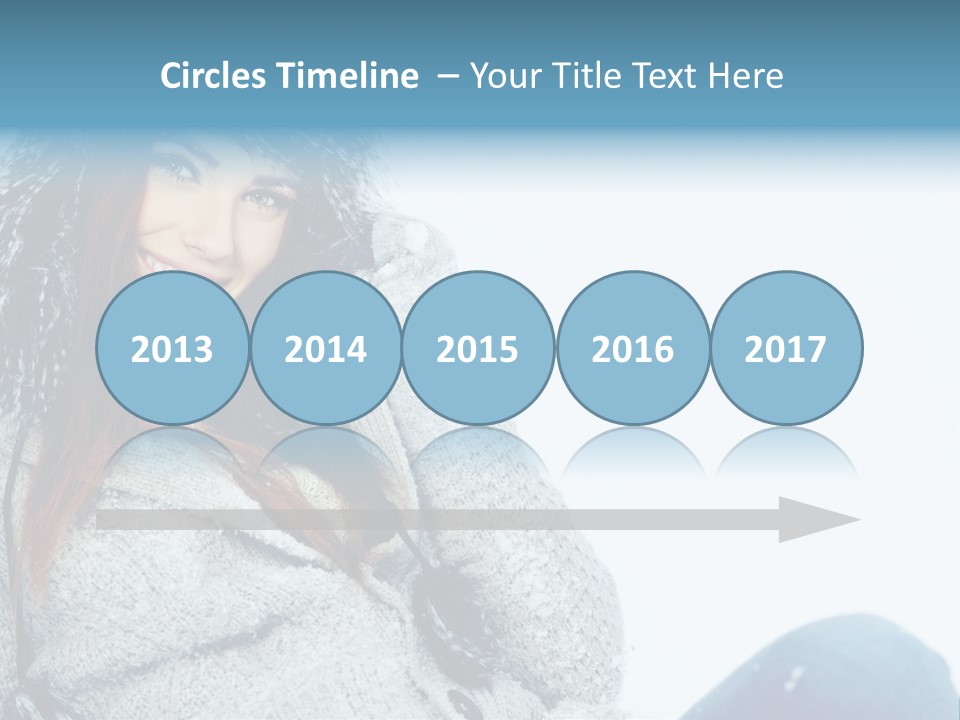 Female One Girl PowerPoint Template