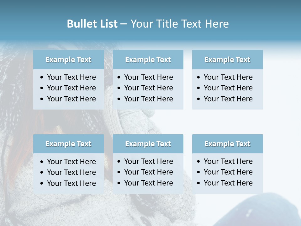 Female One Girl PowerPoint Template