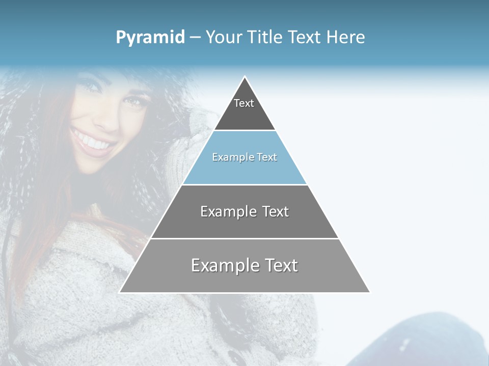 Female One Girl PowerPoint Template