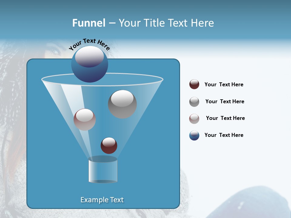Female One Girl PowerPoint Template