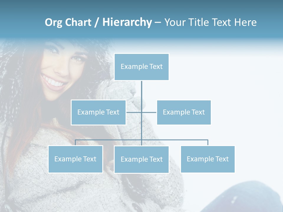 Female One Girl PowerPoint Template